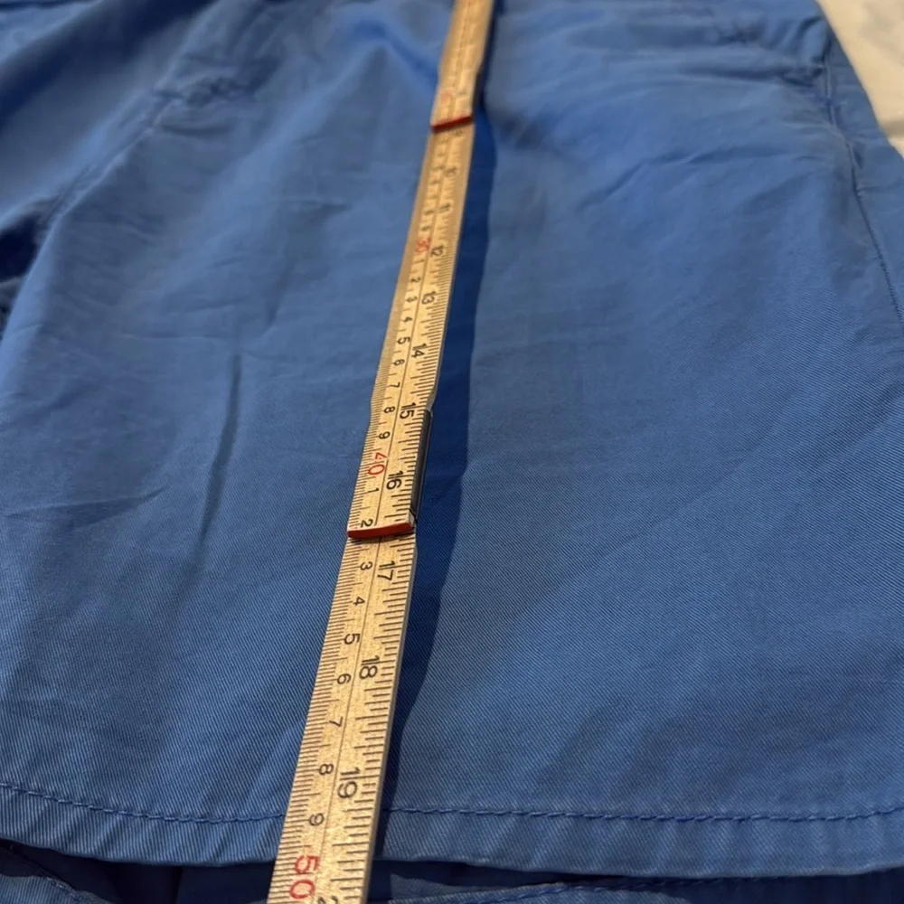 Bench Chino Shorts‎ Men's 36 Blue 100% Cotton Drawstring Multipurpose City